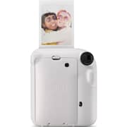 Fujifilm Instax Mini 12 Instant Film Camera Clay White - Mini12CW+2 + 2 Pack Film