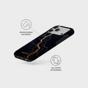 Mobcos Midnight Gold Hard Case Black/Gold iPhone 17 Pro - 6573228313756