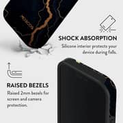 Mobcos Midnight Gold Hard Case Black/Gold iPhone 17 Pro - 6573228313756