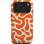 Mobcos Fluid Sunset Hard Case White/Orange iPhone 17 Pro - 6668845271340