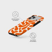 Mobcos Fluid Sunset Hard Case White/Orange iPhone 17 Pro - 6668845271340