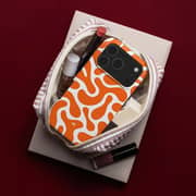 Mobcos Fluid Sunset Hard Case White/Orange iPhone 17 Pro Max - 6751237378793