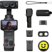 Insta360 Luna Ultra Cosmic Black Gimbal Action Camera Creator Bundle - CINSABTA