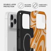 Mobcos Sunset Swirl Hard Case Yellow/White iPhone 17 Pro Max - 8421911206343