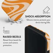 Mobcos Sunset Swirl Hard Case Yellow/White iPhone 17 Pro Max - 8421911206343