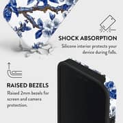 Mobcos Chinoiserie Floral Hard Case White/Blue iPhone 17 Pro Max - 9106603888777