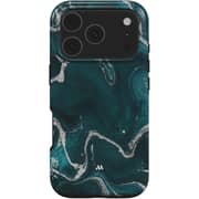 Mobcos Teal Marble Hard Case Teal iPhone 17 Pro - 9315677280978