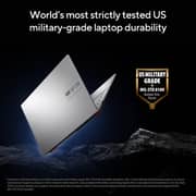 Asus Vivobook Go 14 (2026) Laptop - AMD Ryzen 3-30 / 14inch FHD / 256GB SSD / 8GB RAM / Shared AMD Radeon Graphics / Windows 11 Home / English & Arabic Keyboard / Cool Silver / Middle East Version - [E1404FA-EB3856W]