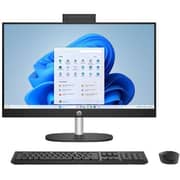 HP All-in-One (2026) Desktop - 2nd Series / Intel Core Ultra 7-255U / 23.8inch FHD / 512GB SSD / 16GB RAM / Shared Intel UHD Graphics / Windows 11 Home / English & Arabic Keyboard / Jet black / Middle East Version - [24-CR2000NX]
