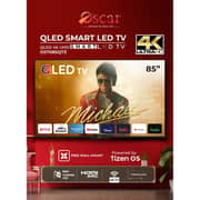 Oscar 85inch Frameless QLED 4K Ultra HD Smart Television (2026 Model) - OST085QTZ
