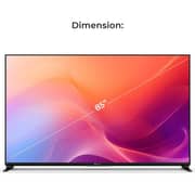 Oscar 85inch Frameless QLED 4K Ultra HD Smart Television (2026 Model) - OST085QTZ