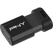 PNY Elite-X Fit Flash Drive USB3.2 128GB Black - P-FDI128GEXFITC-GE
