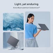 Asus Zenbook 14 (2026) Laptop - Snapdragon X X1-26-100 / 14inch WUXGA / 512GB SSD / 16GB RAM / Shared Qualcomm Adreno GPU / Windows 11 Home / English & Arabic Keyboard / Arctic Blue / Middle East Version - [UX3480QA-U1022W] - Pre-order