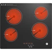 Hoover Built-in 4 Zone Ceramic Hob 60cm Black - HEH-W64C-GBI