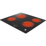 Hoover Built-in 4 Zone Ceramic Hob 60cm Black - HEH-W64C-GBI