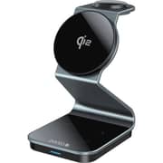 Dviced Magnetic 3-in-1 Wireless Charger Tarnish Grey - DV230009