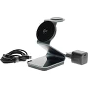 Dviced Magnetic 3-in-1 Wireless Charger Tarnish Grey - DV230009