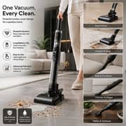 Hebat 5-in-1 Wet and Dry Vacuum Cleaner Black - HT-888