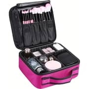 Hebat Premium Makeup Bag Pink/Black - HT-846