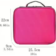 Hebat Premium Makeup Bag Pink/Black - HT-846