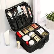 Hebat Premium Makeup Bag Pink/Black - HT-846