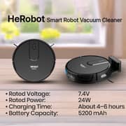 Hebat HeRobot Smart Robotic Vacuum Cleaner Black - HT-866-01