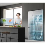 Hisense Side by Side Refrigerator 637L Silver - RS3N668SMI3