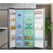 Hisense Side by Side Refrigerator 637L Silver - RS3N668SMI3