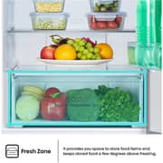 Hisense Bottom Mount Refrigerator 304L Silver - RB3N390NDC1