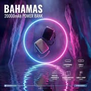 Powerology Bahamas Power Bank 20000mAh Black - PPBCHA104BK