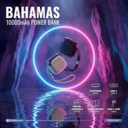 Powerology Bahamas Power Bank 10000mAh Black - PPBCHA103BK