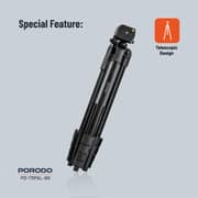 Porodo Professional Tripod Black - PD-TRPAL-BK