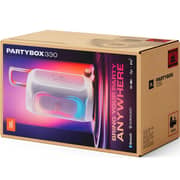 JBL PartyBox 330 Portable Bluetooth Speaker White - JBLPB330WHTUK