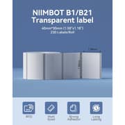 Niimbot Thermal Printer Tape Transparent 40x30mm 1 Roll - 1ED00660503