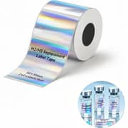 Niimbot Laminated Printer Tape Laser Silver 50x30mm 1 Roll - 1ED01161602