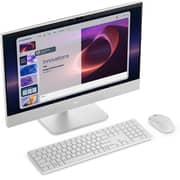 Dell All-in-One Desktop - Intel Core Ultra 7 / 23.8inch FHD Touch / 1TB SSD / 16GB RAM / Integrated Intel Graphics / Windows 11 Home / White / English Keyboard / International Version - [DEC24260-7157WHT-P]