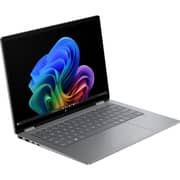 HP OmniBook X Flip 2-in-1 Convertible (2026) Laptop - AMD Ryzen AI 7-350 / 14inch 3K / 1TB SSD / 32GB RAM / Shared AMD Radeon 860M / Windows 11 Home / English & Arabic Keyboard / Meteor Silver Aluminum / ME Version - [14-FK0013NE] + Mouse + Briefcase