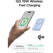 Ugreen MagFlow Air Magnetic Power Bank 5000mAh Blue - PB580-65840B
