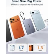 Ugreen MagFlow Air Magnetic Power Bank 10000mAh Grey - PB570-75982B
