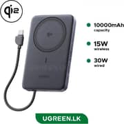 Ugreen MagFlow Air Magnetic Power Bank 10000mAh Grey - PB570-75982B