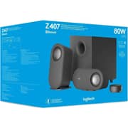 Logitech Z407 Bluetooth Computer Speakers With Subwoofer And Wireless Control Black - 980-001348