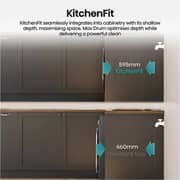 Hisense KitchenFit 5i Series Front Load Washer / Dryer 12 kg / 8 kg - WD5I1245BBRH