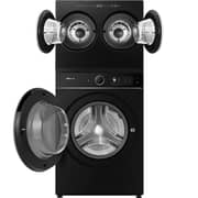 Hisense X-Zone Master Washer Dryer Combo Premium Black - WD5I1245BBRH + WM20U305DBAAE
