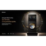 Hisense X-Zone Master Washer Dryer Combo Premium Black - WD5I1245BBRH + WM20U305DBAAE