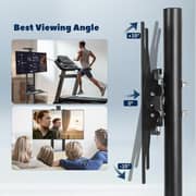 BrandTech Premium Heavy-Duty Mobile TV Stand Black - BT3275B1