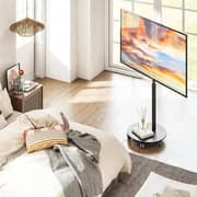 BrandTech Premium Swivel Mobile TV Stand Black - BT3265B1