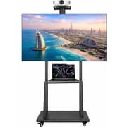 BrandTech Premium Heavy-Duty Mobile TV Stand Black - BT3275B2