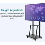 BrandTech Premium Heavy-Duty Mobile TV Stand Black - BT3275B2
