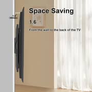 BrandTech Ultra Strong Slim Fixed TV Wall Mount Black - BT50120FX1