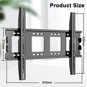 BrandTech Ultra Strong Slim Fixed TV Wall Mount Black - BT50120FX1